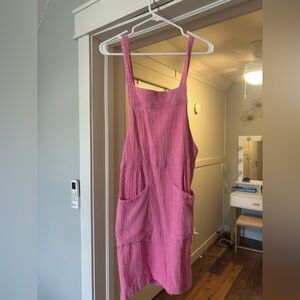 Pink Sleeveless Jumpsuit